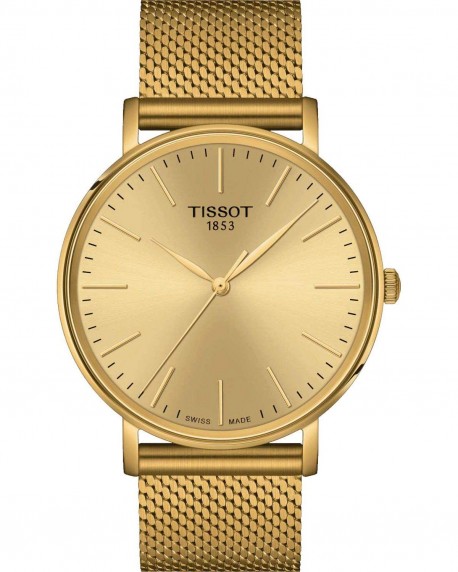 TISSOT T-Classic Everytime Gold Stainless Steel Bracelet T1434103302100 