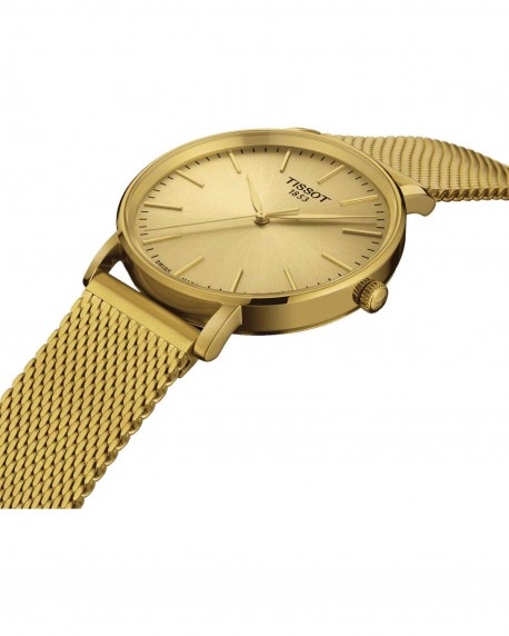 TISSOT T-Classic Everytime Gold Stainless Steel Bracelet T1434103302100 