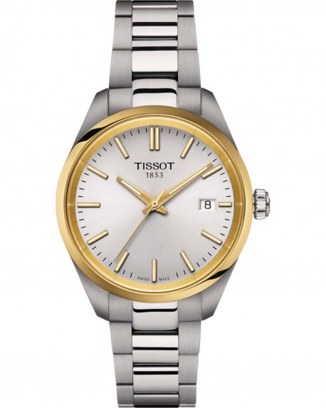 TISSOT T-Classic PR 100 Two Tone Stainless Steel Bracelet T1502102103100 