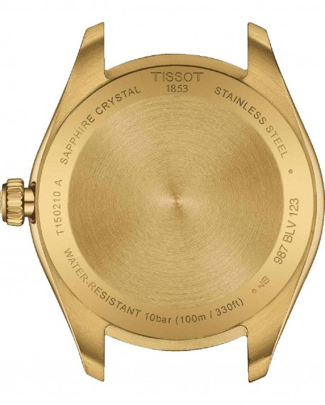 TISSOT T-Classic PR 100 Gold Stainless Steel Bracelet T1502103302100 