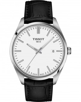 TISSOT T-Classic PR 100 Black Leather Strap T1504101601100