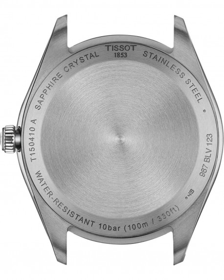 TISSOT T-Classic PR 100 Black Leather Strap T1504101601100 