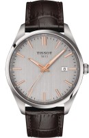 TISSOT PR100 Brown Leather Strap T1504101603100