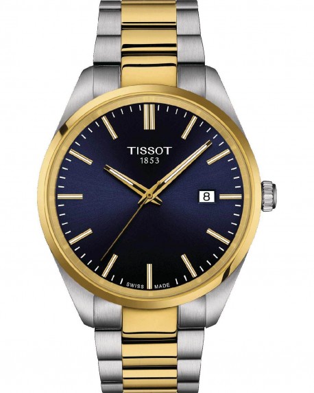 TISSOT T-Classic PR 100 Two Tone Stainless Steel Bracelet T1504102204100 