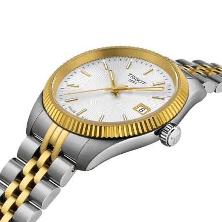 TISSOT T-Classic Ballade 30mm TwoTone Stainless Steel Bracelet T1560102203100 