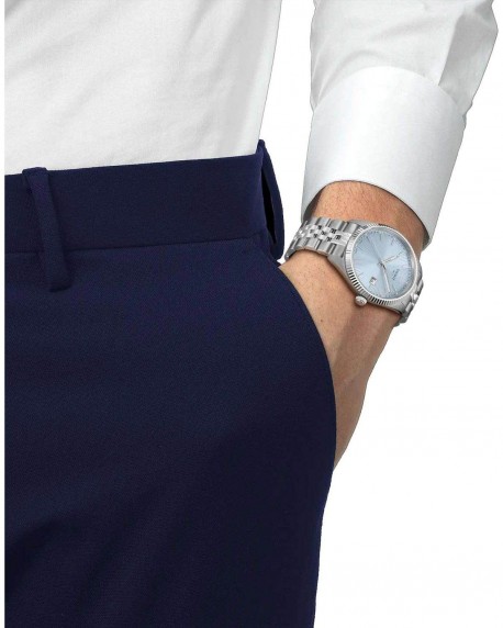 TISSOT T-Classic Ballade Silver Stainless Steel Bracelet T1564101135100 