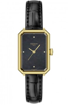 TISSOT SRV Black Leather Strap T1601103612600