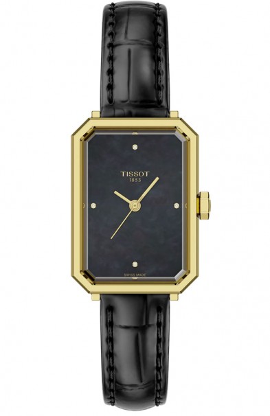 TISSOT SRV Black Leather Strap T1601103612600 