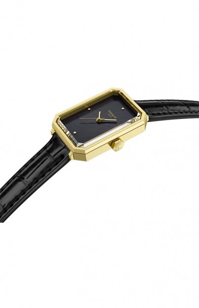 TISSOT SRV Black Leather Strap T1601103612600 