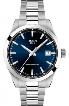 TISSOT Gentleman 38mm Powermatic 80 Stainless Steel Bracelet T1658071104100