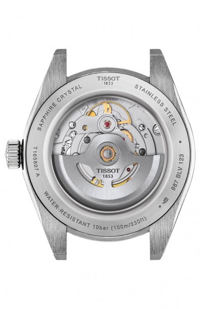 TISSOT Gentleman 38mm Powermatic 80 Stainless Steel Bracelet T1658071104100 