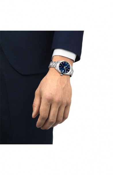 TISSOT Gentleman 38mm Powermatic 80 Stainless Steel Bracelet T1658071104100 