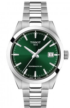 TISSOT Gentleman 38mm Powermatic 80 Stainless Steel Bracelet T1658071109100