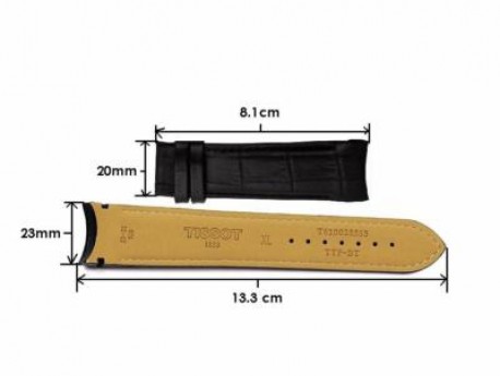 Tissot Couturier Leather Black Strap T610028583 