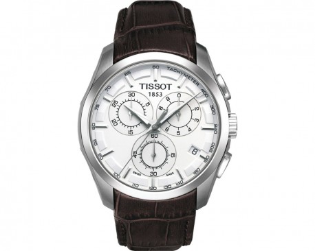 Tissot Couturier Leather brown Strap T610028586 