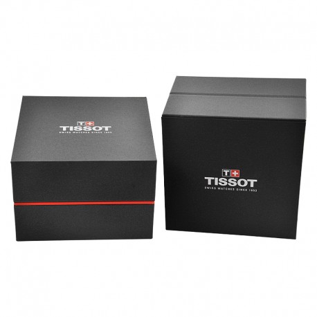 TISSOT T-Classic PRX 40 205 Black Rubber Strap T1374101704100 