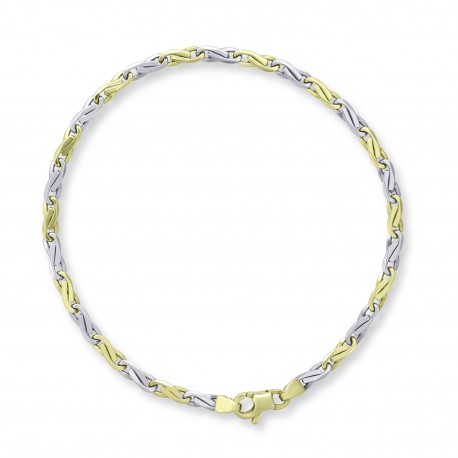 Βραχιόλι-Αλυσίδα Χρυσό 14 Καρατίων oro2986 