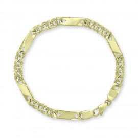 Βραχιόλι-Αλυσίδα Χρυσό 14 Καρατίων oro2989