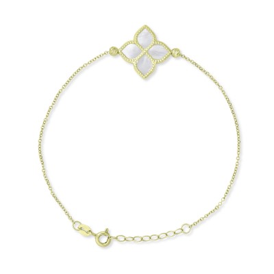 Βραχιόλι Χρυσό 14 Καρατίων Με Φίλντισι oro2953