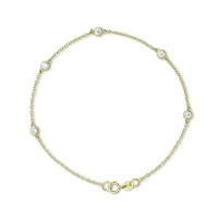 Βραχιόλι Χρυσό 9 Καρατίων Με Ζιργκόν oro2955