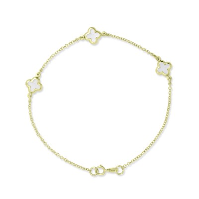 Βραχιόλι Χρυσό 9 Καρατίων Με Φίλντισι oro2960