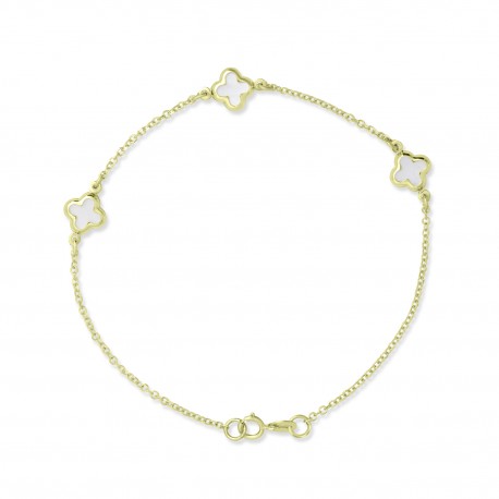 Βραχιόλι Χρυσό 9 Καρατίων Με Φίλντισι oro2960 