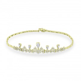 Βραχιόλι Χρυσό 14 Καρατίων Με Ζιργκόν oro2898