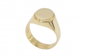 Δαχτυλίδι Ανδρικό Χρυσό 14 Καράτια oro776